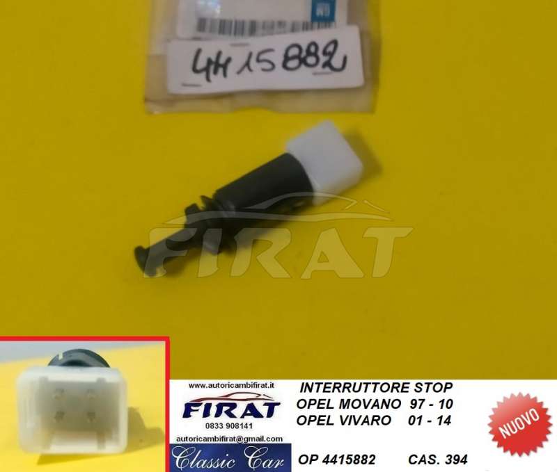 INTERRUTTORE STOP OPEL MOVANO - VIVARO (4415882)